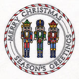 Merry Christmas Nutcracker Stamp