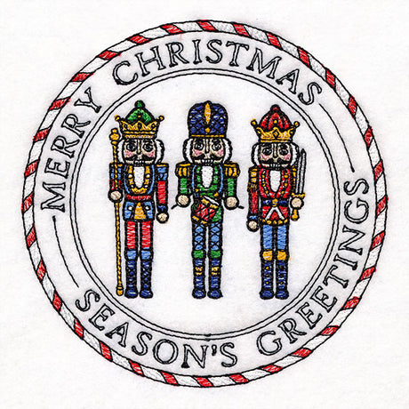 Merry Christmas Nutcracker Stamp