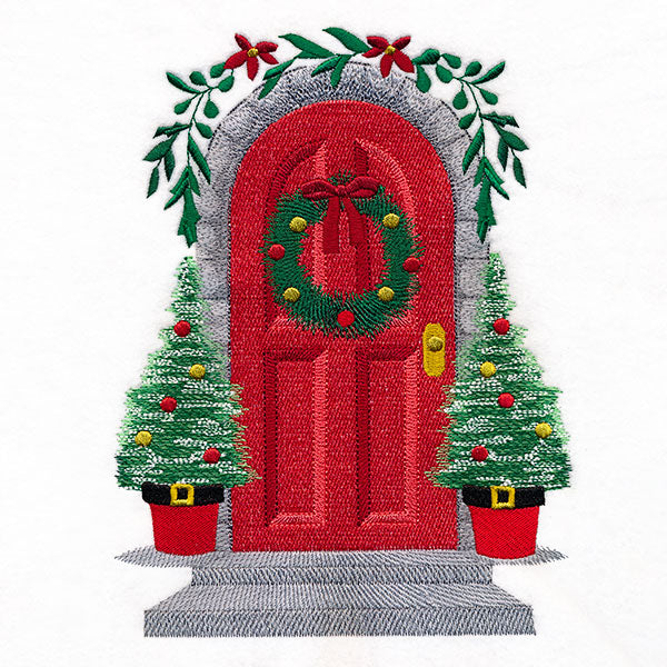 Welcome to Christmas Entryway Door