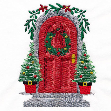 Welcome to Christmas Entryway Door