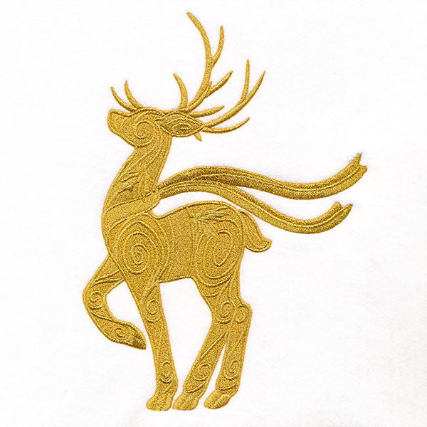 Christmas Elegance in Baroque Reindeer