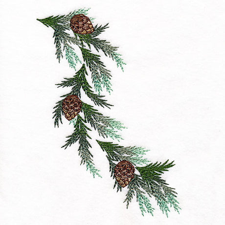 Rustic Delights Pine Boughs and Cones Spray