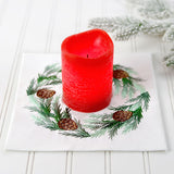 Rustic Delights Pine Boughs and Cones Wreath