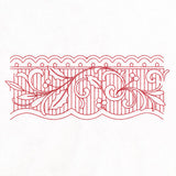 On the Edge of Beauty Christmas Border