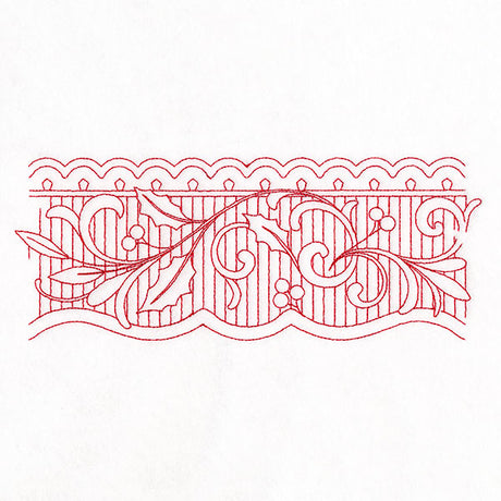 On the Edge of Beauty Christmas Border