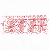 On the Edge of Beauty Christmas Border