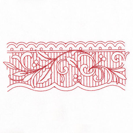 On the Edge of Beauty Christmas Border