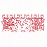 On the Edge of Beauty Christmas Border