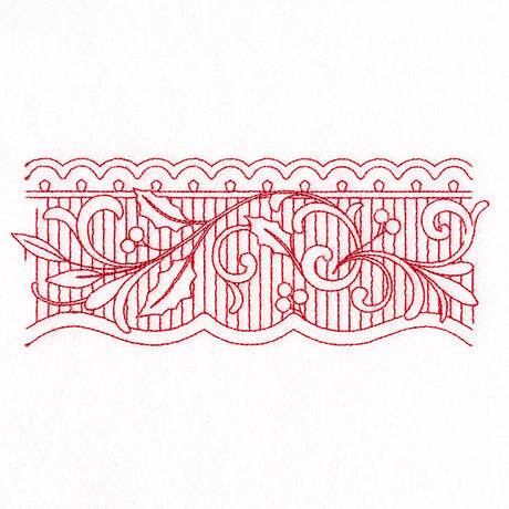 On the Edge of Beauty Christmas Border