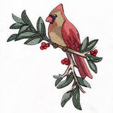 Cardinal at Christmas - Female