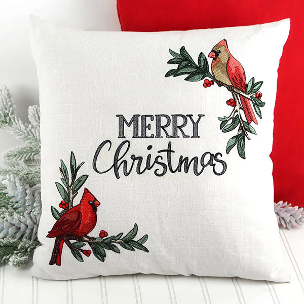 Cardinal at Christmas - Male