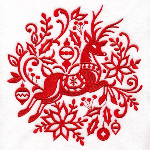 Simply Christmas Reindeer Circle