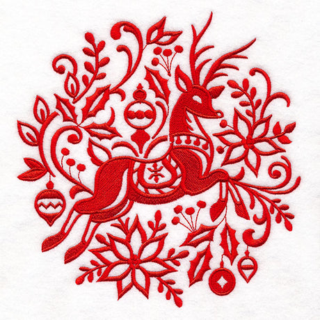 Simply Christmas Reindeer Circle