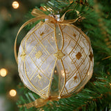 Art Deco Christmas Ornament Cover (Organza)