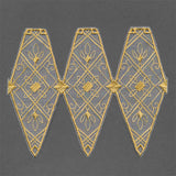 Art Deco Christmas Ornament Cover (Organza)