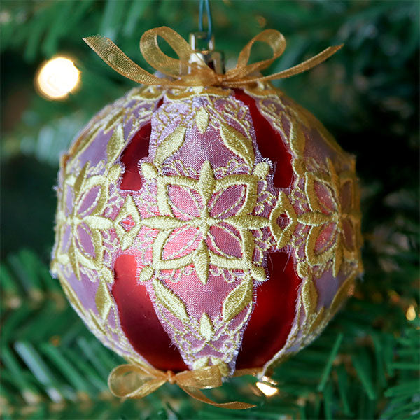 Kaleidoscope Christmas Ornament Cover (Organza)