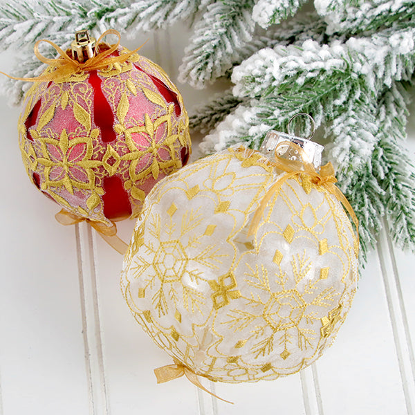 Kaleidoscope Christmas Ornament Cover (Organza)