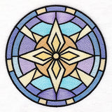 'Tis the Season Stained Glass Circle - Star