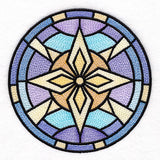 'Tis the Season Stained Glass Circle - Star