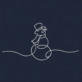 Continuous Holiday Joy Border - Snowman