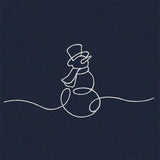 Continuous Holiday Joy Border - Snowman