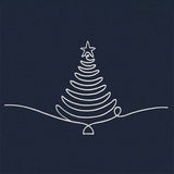 Continuous Holiday Joy Border - Christmas Tree