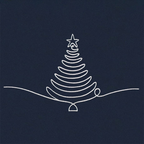 Continuous Holiday Joy Border - Christmas Tree