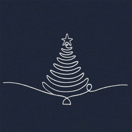 Continuous Holiday Joy Border - Christmas Tree