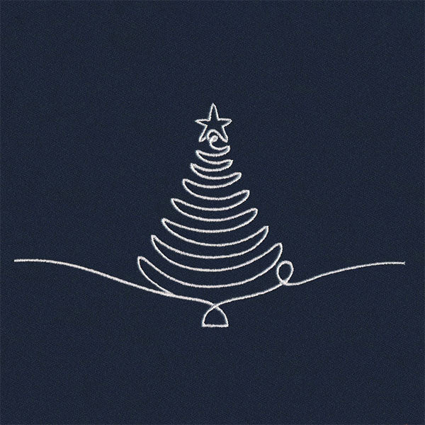 Continuous Holiday Joy Border - Christmas Tree