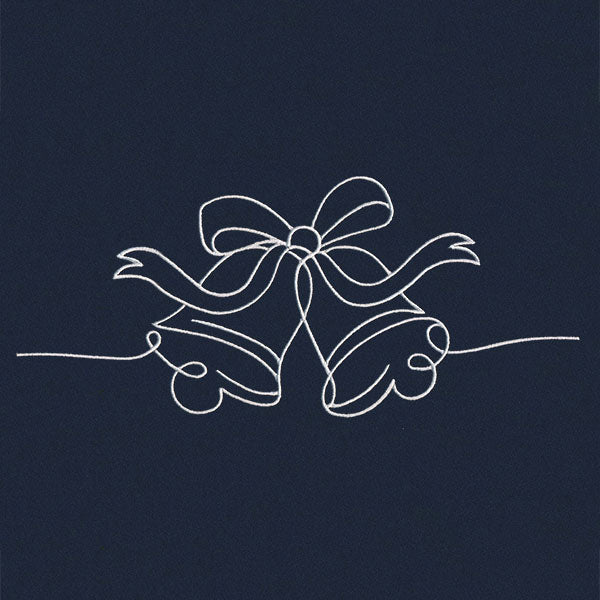 Continuous Holiday Joy Border - Bells