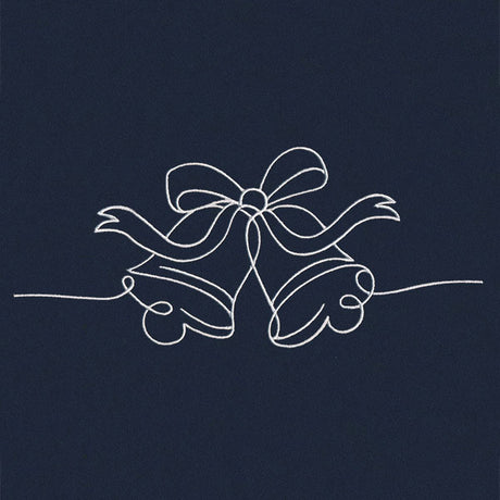 Continuous Holiday Joy Border - Bells