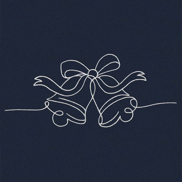 Continuous Holiday Joy Border - Bells