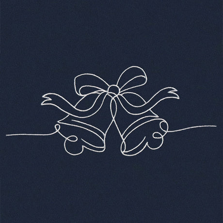 Continuous Holiday Joy Border - Bells