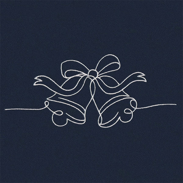 Continuous Holiday Joy Border - Bells