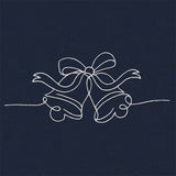 Continuous Holiday Joy Border - Bells