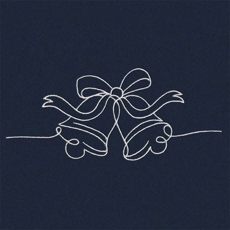 Continuous Holiday Joy Border - Bells