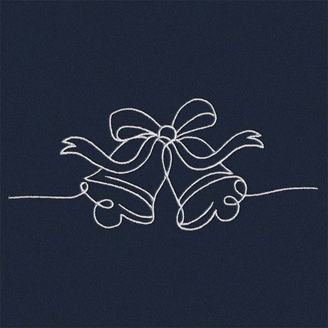 Continuous Holiday Joy Border - Bells