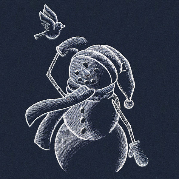 Sheer Winter Wonder Snowman