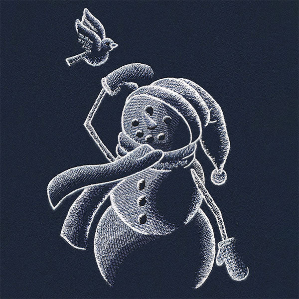 Sheer Winter Wonder Snowman