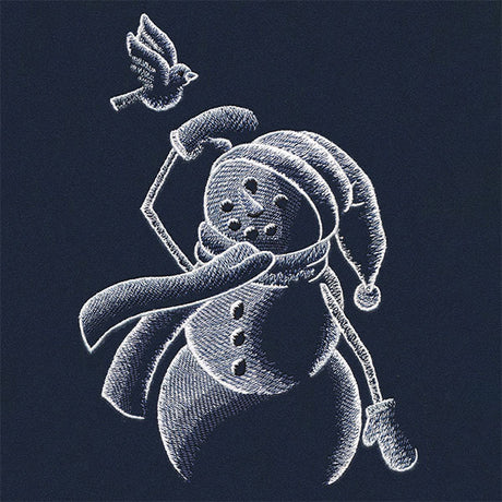 Sheer Winter Wonder Snowman