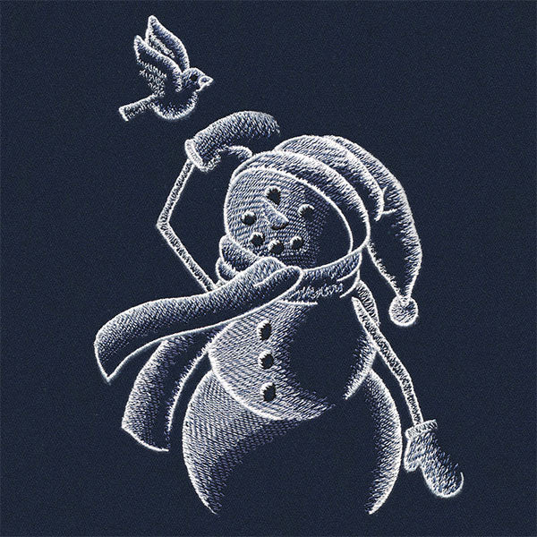 Sheer Winter Wonder Snowman