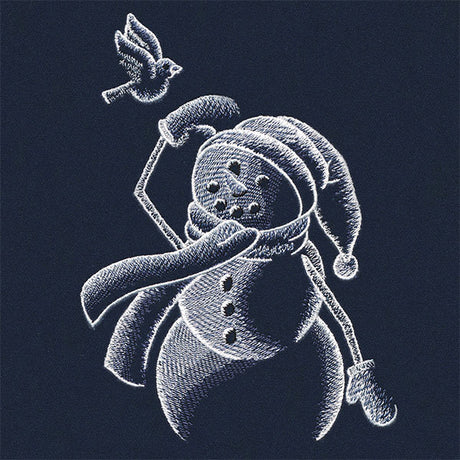 Sheer Winter Wonder Snowman