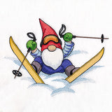 On the Slopes Skiing Gnome
