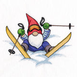 On the Slopes Skiing Gnome
