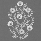 Embellished with Blooms Feature (Whitework)