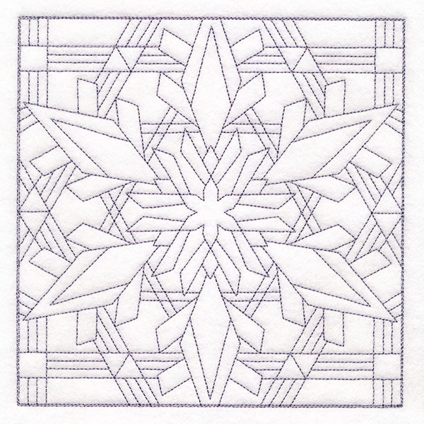 Magic of Snowflakes Quilting 1 (Double Run)