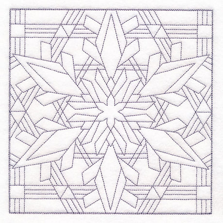 Magic of Snowflakes Quilting 1 (Double Run)