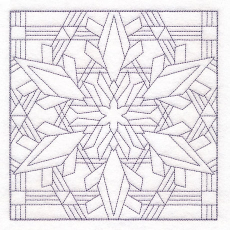 Magic of Snowflakes Quilting 1 (Double Run)