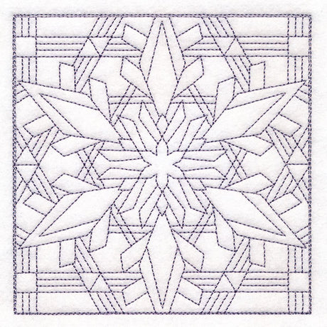 Magic of Snowflakes Quilting 1 (Double Run)
