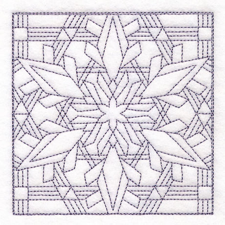 Magic of Snowflakes Quilting 1 (Double Run)